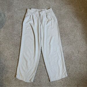 a new day Women's Light Beige Relaxed Pleated Trouser